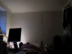 When fucking in the doggie position, the lustful duo was barely visible.